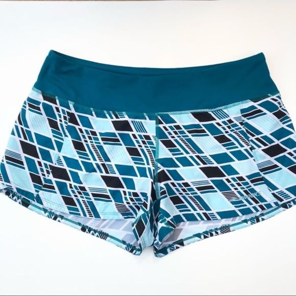 Brooks Womens Lined Chaser Blue Running Short Size M - Picture 1 of 7